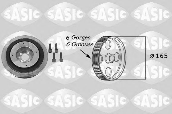 9001813   SASIC - Шків колінвалу1