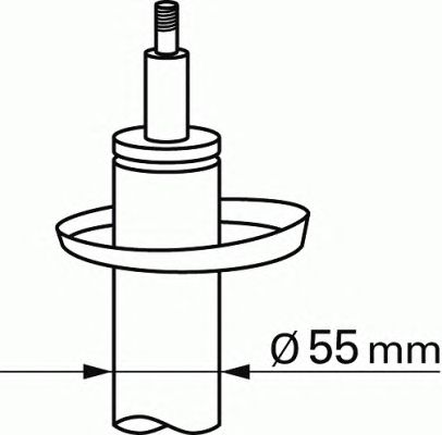312 615 SACHS  -  Амортизатор (Twin-Tube: Gas)1