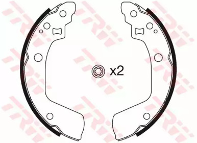 GS8793  TRW - Гальмівні колодки до барабанів1