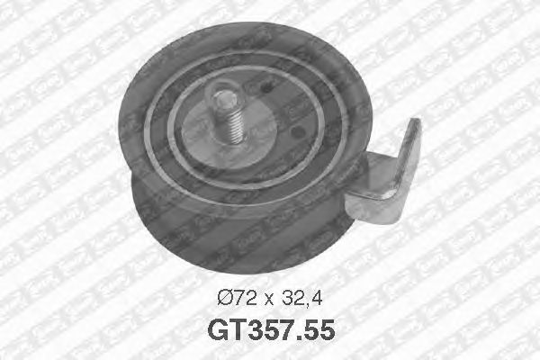 GT357.55  NTN-SNR - Натяжний ролик ременя ГРМ1