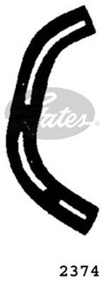 2374 (4275-12374)  Патрубок системи охолодження GATES1