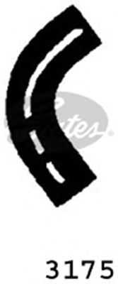 3175 (4275-13175)  Патрубок системи охолодження GATES1
