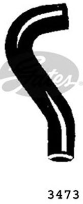 3473 (4275-13473)  Патрубок системи охолодження GATES1