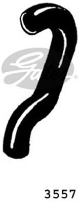 3557 (4275-13557)  Патрубок системи охолодження GATES1