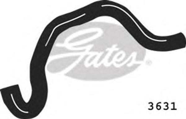 3631 (4275-13631)  Патрубок системи охолодження GATES1