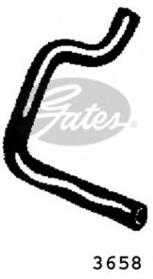 3658 (4275-13658)  Патрубок системи охолодження GATES1