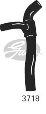 3718 (4275-13718)  Патрубок системи охолодження GATES1