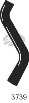 3739 (4275-13739)  Патрубок системи охолодження GATES1
