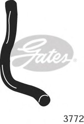3772 (4275-13772)  Патрубок системи охолодження GATES1
