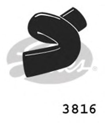3816 (4275-13816)  Патрубок системи охолодження GATES1