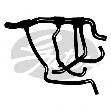 3943 (4275-13943)  Патрубок системи охолодження GATES1