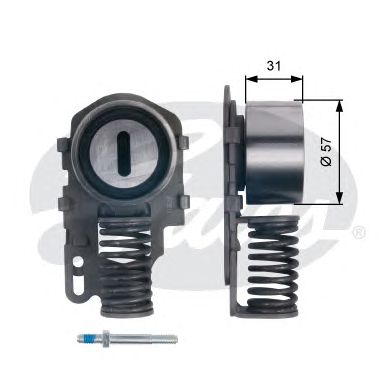 T43082 (7784-21075)  Натяжний ролик ременя ГРМ GATES POWERGRIP TENSIONER1