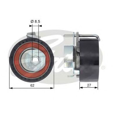 T43171 (7784-21144)  Натяжний ролик ременя ГРМ GATES POWERGRIP TENSIONER1