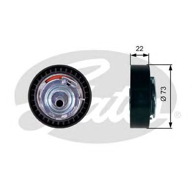 T43225 (7784-21163)  Натяжний ролик ременя ГРМ GATES POWERGRIP TENSIONER1