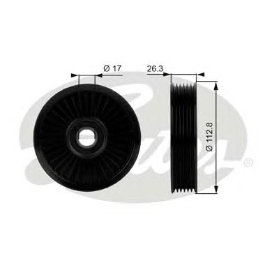 T38024 (7803-21024)  Обвідний ролик GATES DRIVEALIGN MV IDLER1