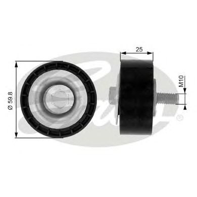 T36032 (7803-21132)  Обвідний ролик GATES DRIVEALIGN MV IDLER1