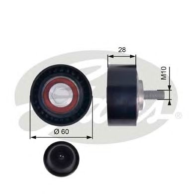 T36384 (7803-21484)  Обвідний ролик GATES DRIVEALIGN MV IDLER1