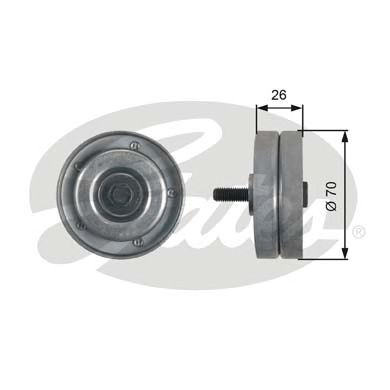T36466 (7803-21566)  Обвідний ролик GATES DRIVEALIGN MV IDLER1