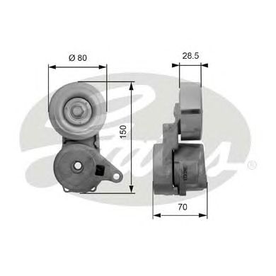 T38413 (7808-21313)  Механізм натягу ременя GATES DRIVEALIGN MV TENS1