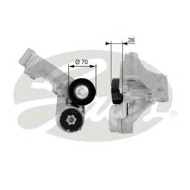 T38444 (7808-21344)  Механізм натягу ременя GATES DRIVEALIGN MV TENS1