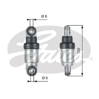 T39215 (7808-21615)  Механізм натягу ременя GATES DRIVEALIGN MV TENS1