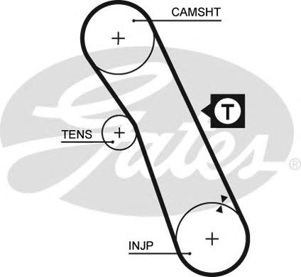 5055XS (8597-15055)  Ремінь ГРМ GATES XS1