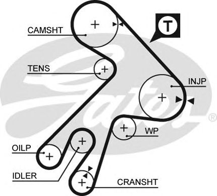 5057XS (8597-15057)  Ремінь ГРМ GATES XS1
