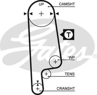 5232XS (8597-15232)  Ремінь ГРМ GATES XS1