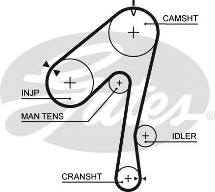5320XS (8597-15320)  Ремінь ГРМ GATES XS1