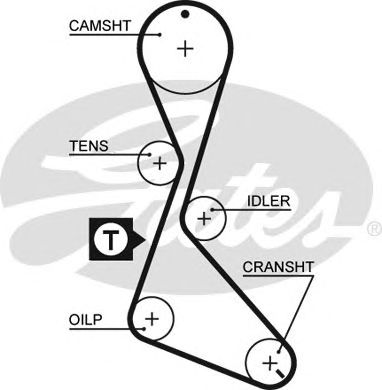 5370XS (8597-15370)  Ремінь ГРМ GATES XS1