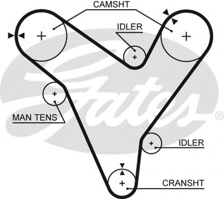 5379XS (8597-15379)  Ремінь ГРМ GATES XS1