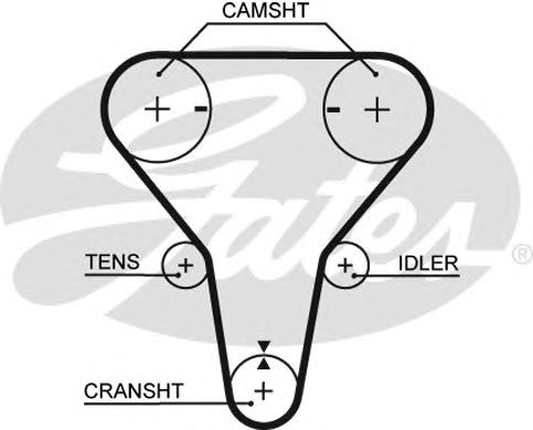 5512XS (8597-15512)  Ремінь ГРМ GATES XS1