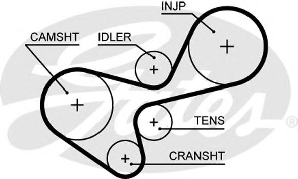 5639XS (8597-15639)  Ремінь ГРМ GATES XS1