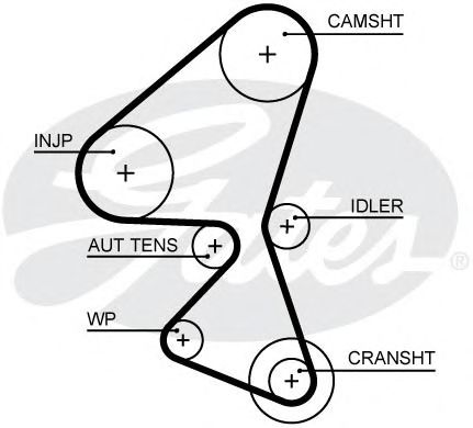 5657XS (8597-15657)  Ремінь ГРМ GATES XS1