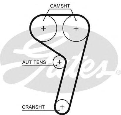 5669XS (8597-15669)  Ремінь ГРМ GATES XS1