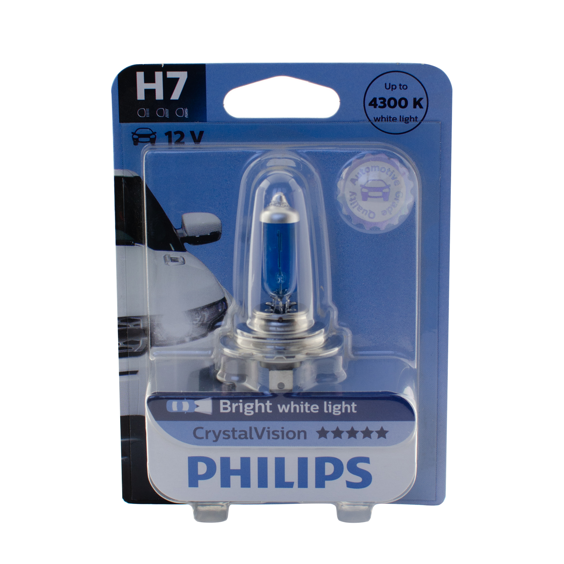 12972CVB1 (PHILIPS) H7 Cristal Vision 12V 55W PX26d Blst. 1 pc.1