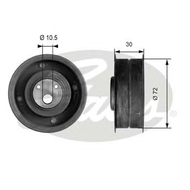 T41080  (7786-21081)  Натяжний ролик ременя ГРМ GATES POWERGRIP TENSIONER1