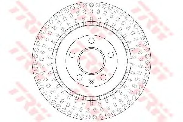 DF6175S  TRW - Гальмівний диск0