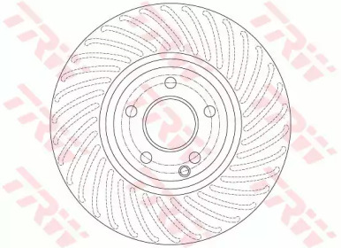 DF6195S  TRW - Гальмівний диск1