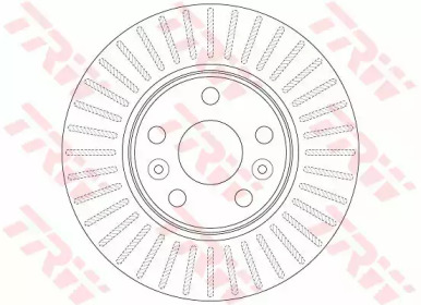 DF6448  TRW - Гальмівний диск1