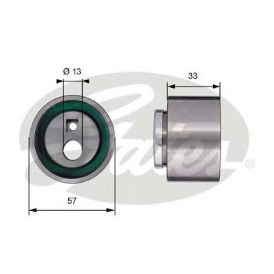 T41258 (7786-21543)  Натяжний ролик ременя ГРМ GATES POWERGRIP TENSIONER1