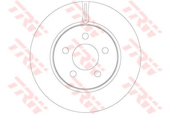 DF6264  TRW - Гальмівний диск1
