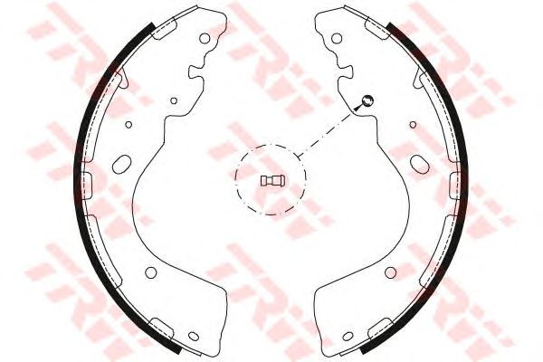 GS8797  TRW - Гальмівні колодки до барабанів1