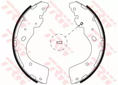 GS8797  TRW - Гальмівні колодки до барабанів1