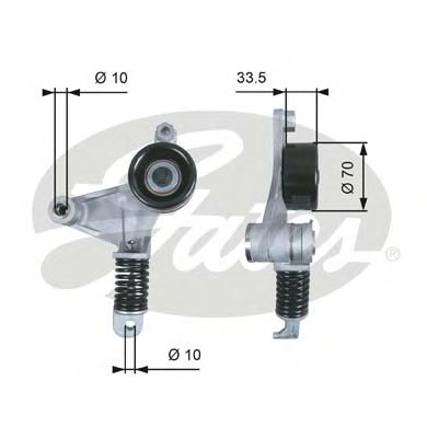 T38453 (7808-21483)  Механізм натягу ременя GATES DRIVEALIGN MV TENS1