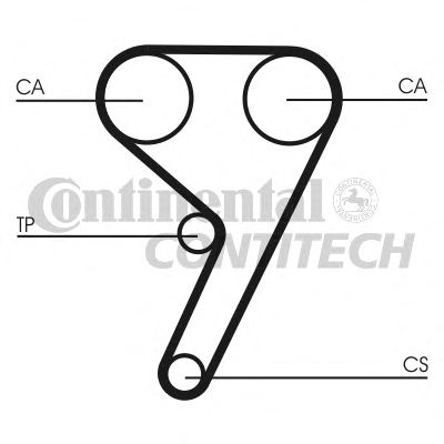 CT881K5   Комплект CONTI SYNCHROBELT KIT17