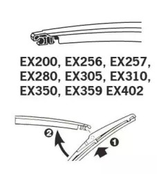 TRICO ExactFit Rear Щітка склоочисника ,задня OEM (400мм)4