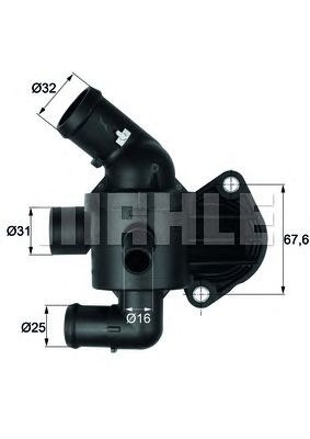 TI1587  Mahle - Термостат1