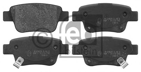 16652  FEBI - Гальмівні колодки до дисків1