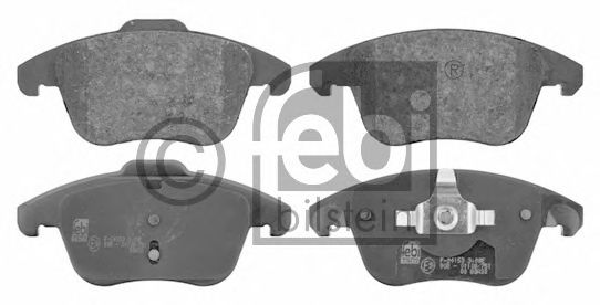 16714  FEBI - Гальмівні колодки до дисків1